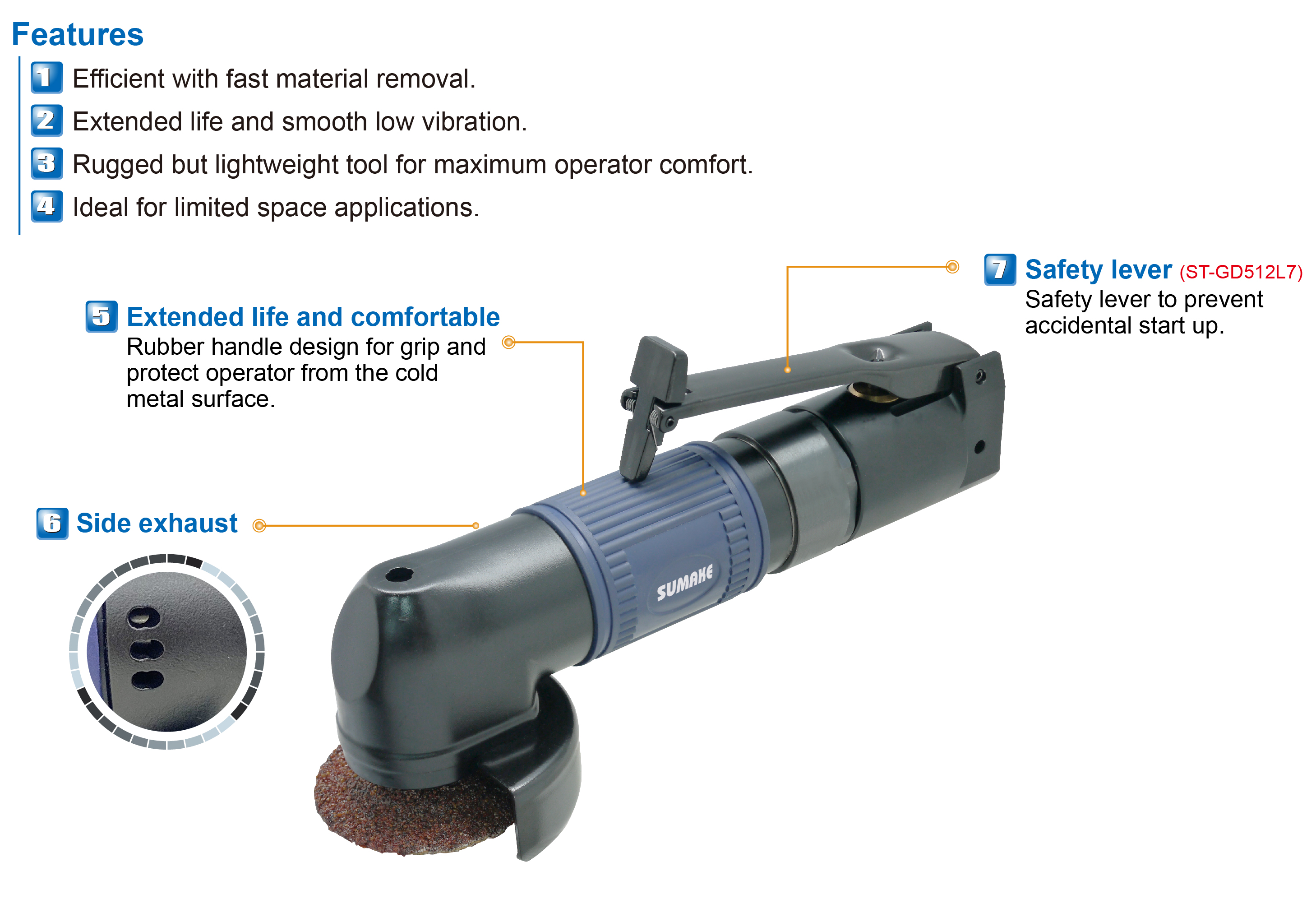 New ProductIndustrial Air Die Grinder and Air Angle Grinder